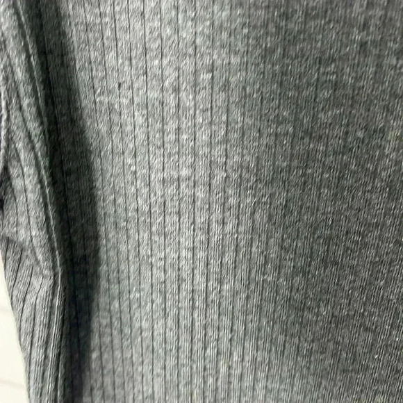 Elle Macpherson 2 Piece Ribbed Lounge Set. Top - Medium Pants - Small Gray - Picture 4 of 8